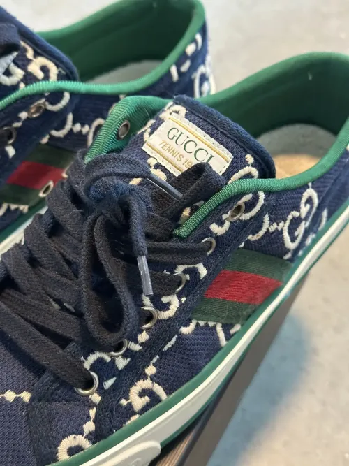 Gucci Tennis 1977 Denim GG Print  606111 2KQ10 4463 review 