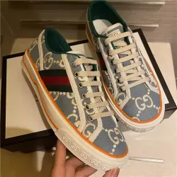 Gucci Tennis 1977 GG Logo Blue review bjkmj