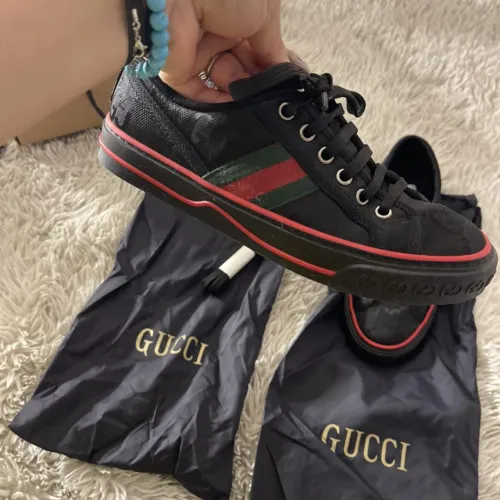 Gucci Off The Grid Tennis 1977 Low ECONYL Black GG Green Red  628709 H9H70 1072 review 