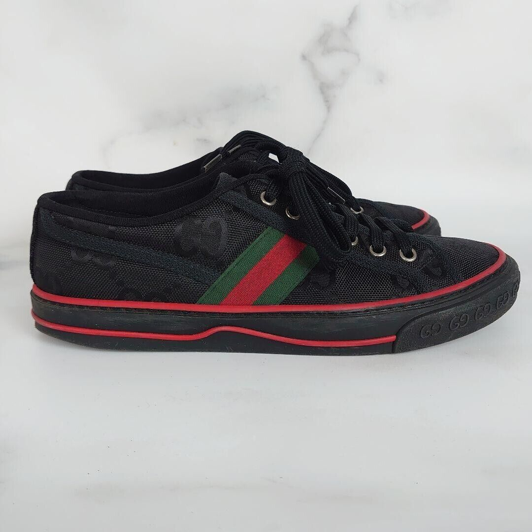Gucci Off The Grid Tennis 1977 Low ECONYL Black GG Green Red  628709 H9H70 1072 review fhj