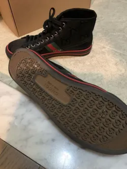 Gucci Off The Grid High Top Black GG  628717 H9H80 1074 review fgjh