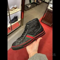 Gucci Off The Grid High Top Black GG  628717 H9H80 1074 review fhn
