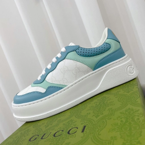  Gucci B GG Supeme White Blue review 