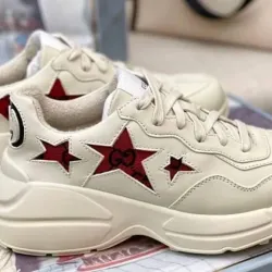 Gucci Wmns Rhyton Stars Red review gfn