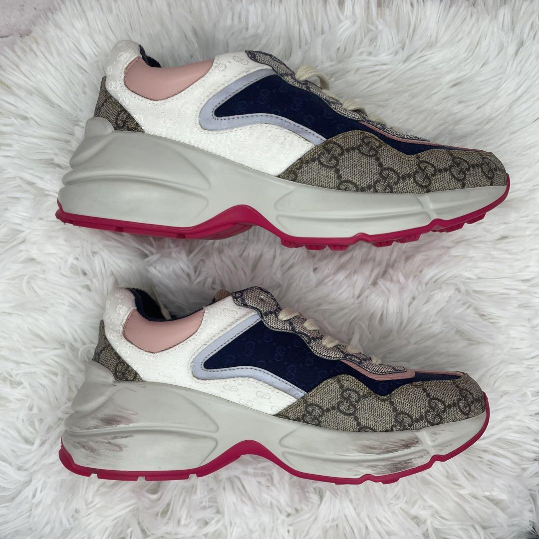 Gucci Rhyton Beige Ebony (Women's)  620185 99WF0 4371 review hm