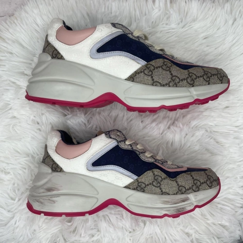 Gucci Rhyton Beige Ebony (Women's)  620185 99WF0 4371 review 