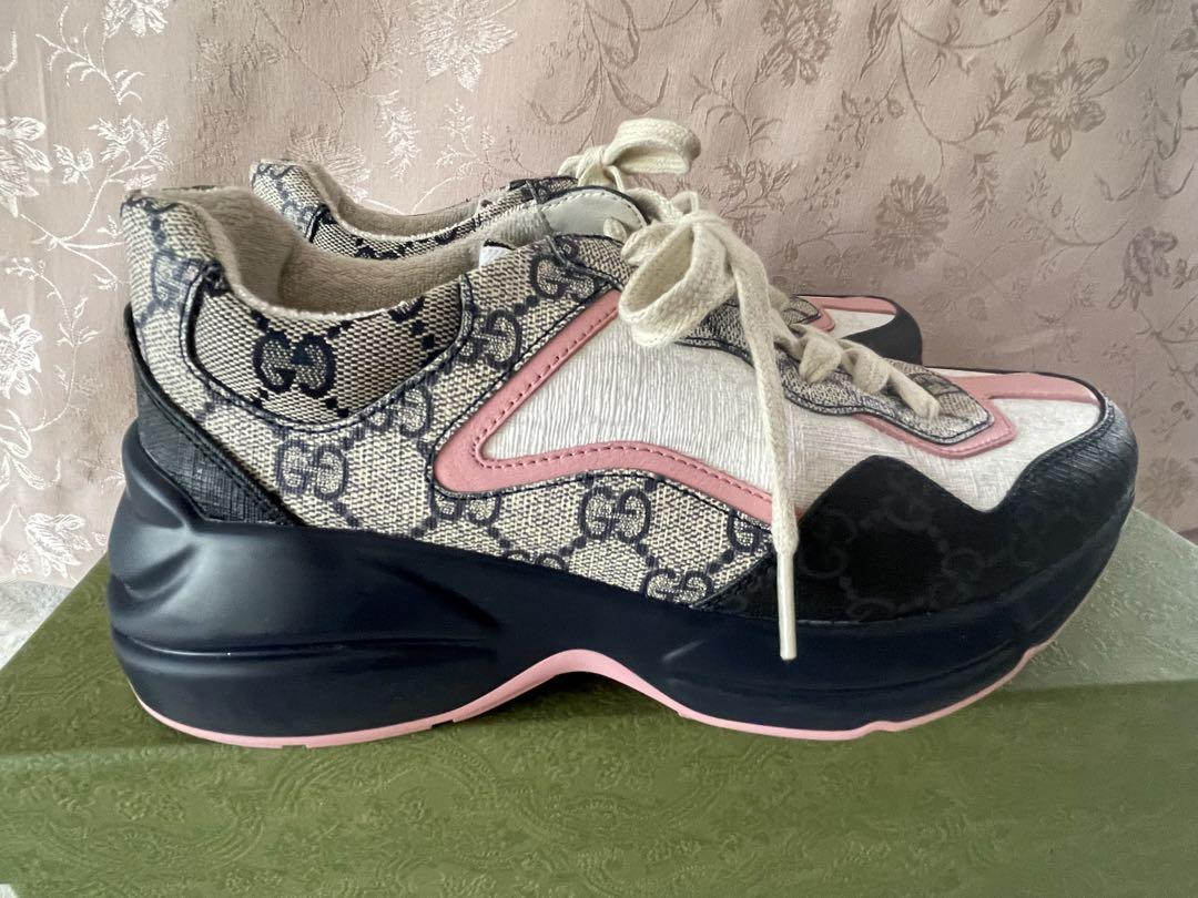 Gucci Rhyton Beige Ebony  Blue(Women's) review ftgh