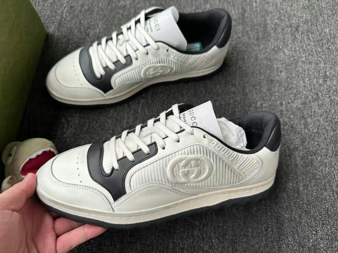 Gucci MAC80 Off-White Black  741656 AAB79 9151 review fgjnh