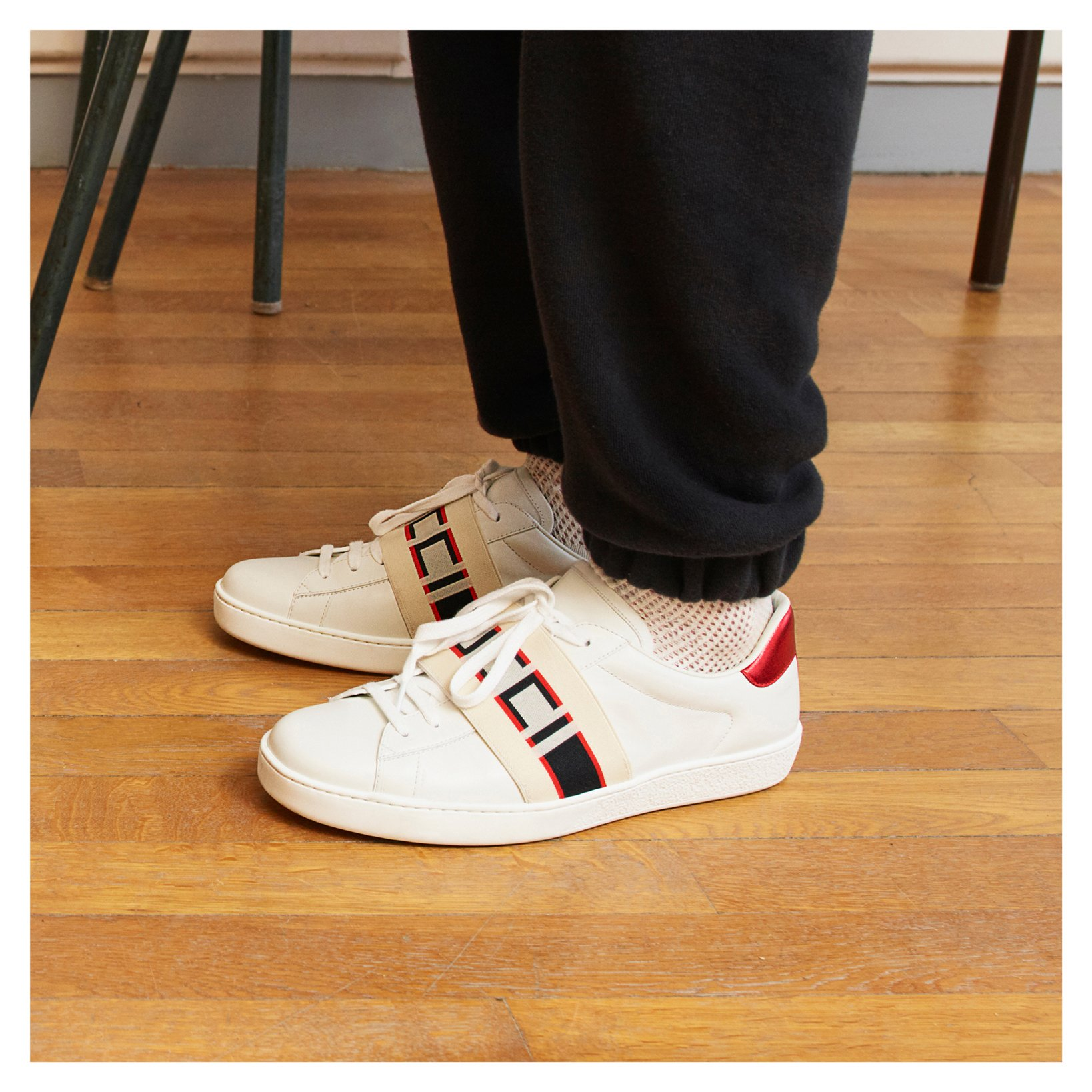 Gucci Ace Stripe Ivory  523469 0FIV0 9091 review gnb