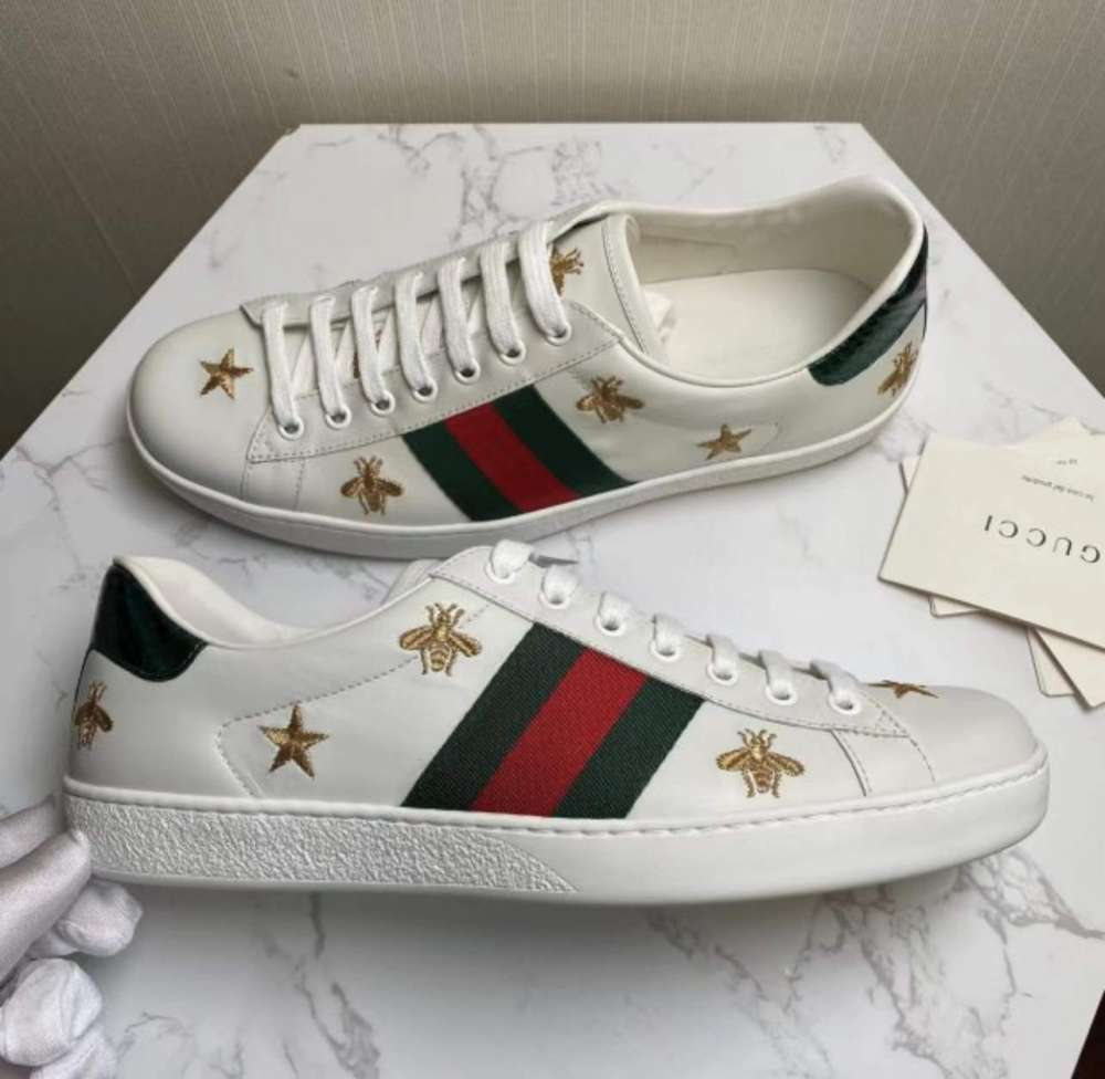 Gucci Ace Bees and Stars  386750 A38F0 9073 review ghjn