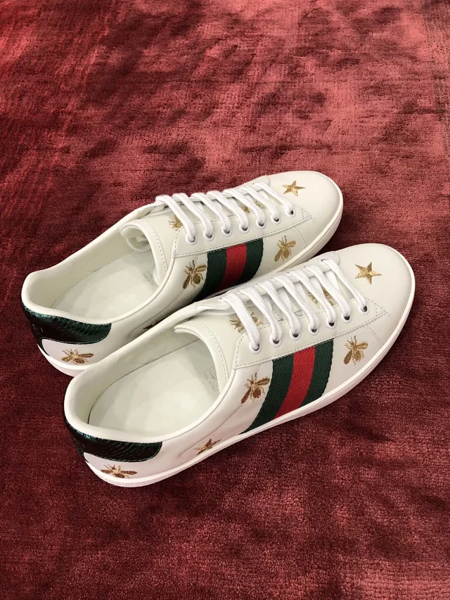 Gucci Ace Bees and Stars  386750 A38F0 9073 review ghngb