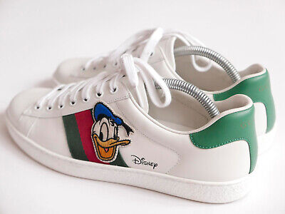 Gucci Ace x Disney Donald Duck  649399 1XG60 9114 review gfhg