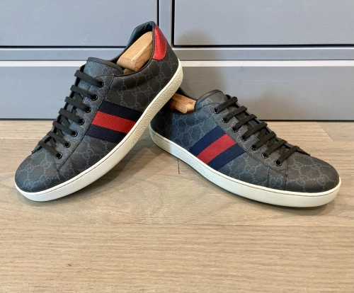 Gucci Ace GG Supreme Black  42944596G501130 review 