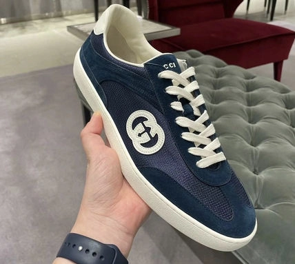 Gucci Interlocking Dark Blue Suede review 