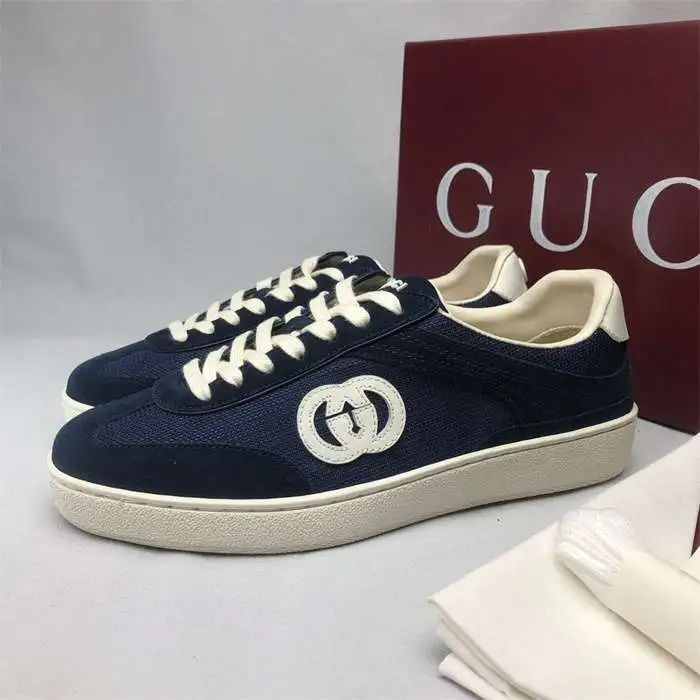 Gucci Interlocking Dark Blue Suede review ghbbg