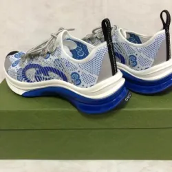 Gucci Run White Blue (Women's)  680903USN108485 review gfhn