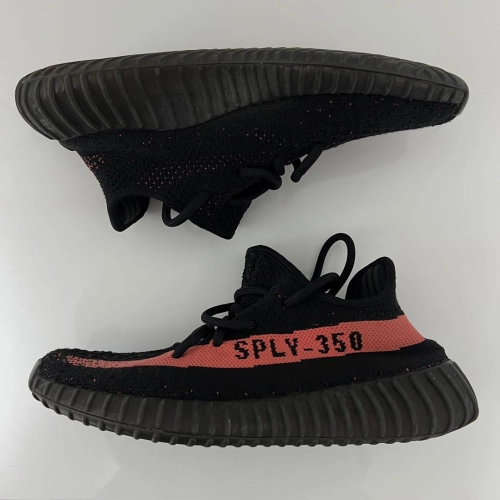 Adidas Yeezy Boost 350 V2 Core Black Red (2016/2022/2023) BY9612  review 