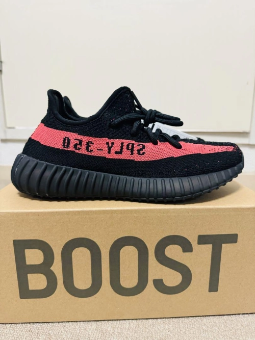 Adidas Yeezy Boost 350 V2 Core Black Red (2016/2022/2023) BY9612  review 
