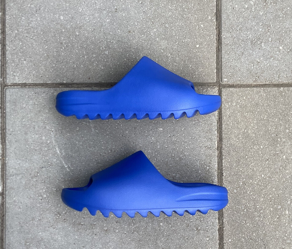 Adidas Yeezy Slide Azure ID4133 review hgjmh