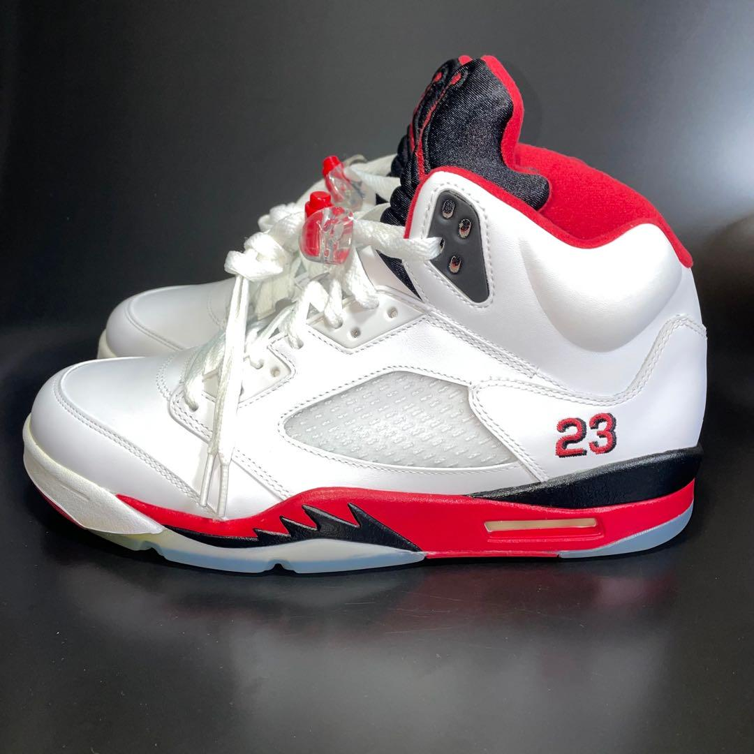 Air Jordan 5 Retro Fire Red Black Tongue (2013) 136027-120 review ghjh