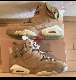 Air Jordan 6 Retro Travis Scott British Khaki DH0690-200 review hjmh