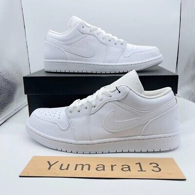 Air Jordan 1 Low Triple White (2019) 553558-111 review 