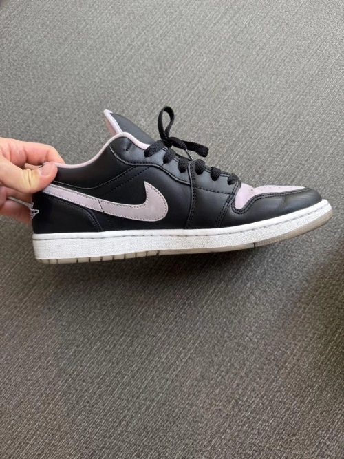 Air Jordan 1 Low SE Black Iced Lilac DV1309-051  review 