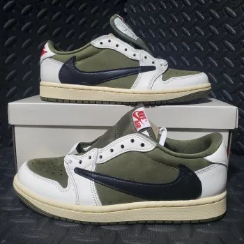 Air Jordan 1 Low x Travis Scott  OG Olive DM7866-200 review hfjnh