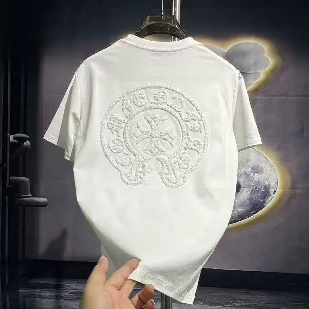 Chrome Hearts Dream Double Shadow Horseshoe Short Sleeve White review gjh