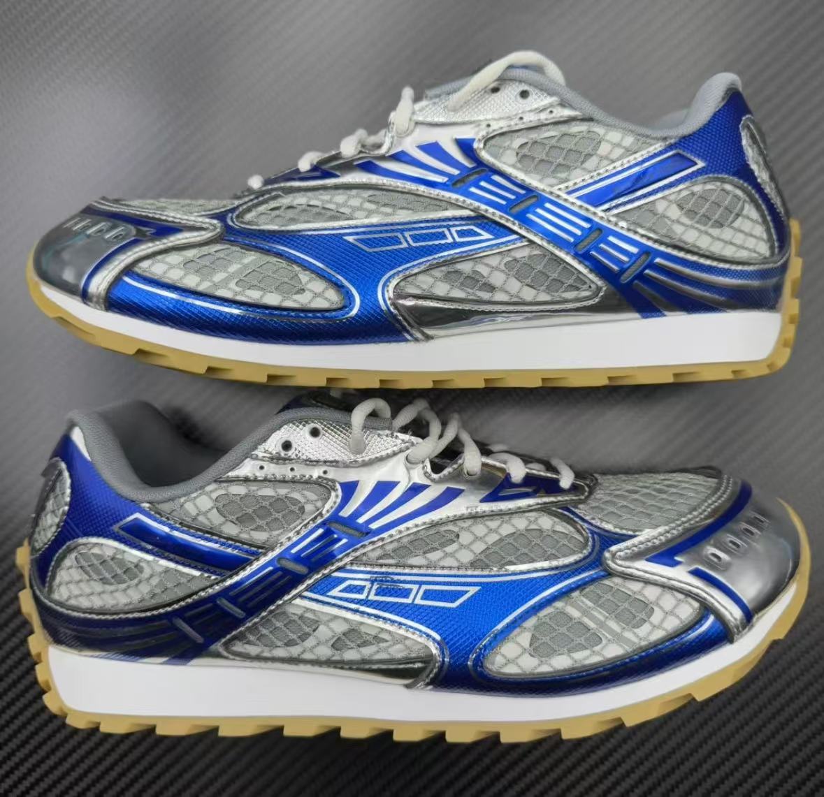 Bottega Veneta Orbit Silver Blue Grey 741357V2X401375 review dhb