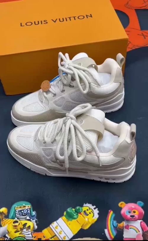 Louis Vuitton LV Skate Sneaker Beige White  1AARQH review 
