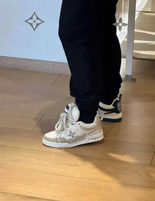 Louis Vuitton LV Skate Sneaker Beige White  1AARQH review 