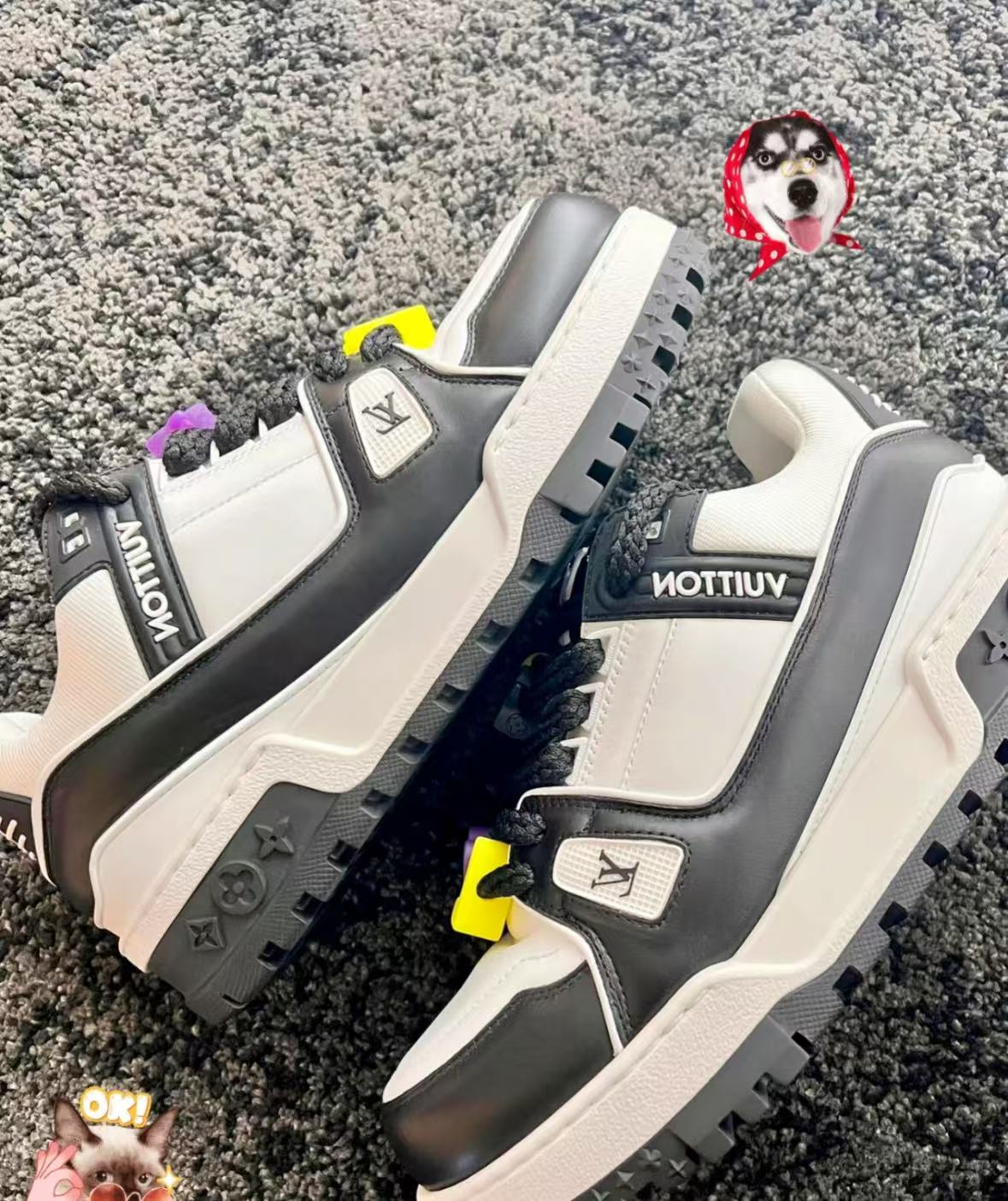  Louis Vuitton Black And White 1AB8SD review dfg