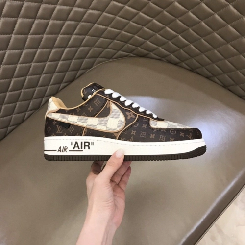Nike Air Force 1 Low x Louis Vuitton Monogram Brown Damier Azur  review 