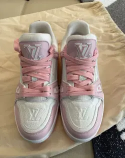 Louis Vuitton Trainer Rose Pink  VL0231 review gd