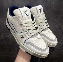 Louis Vuitton Trainer Marine White 1ABFA9 review fghjn