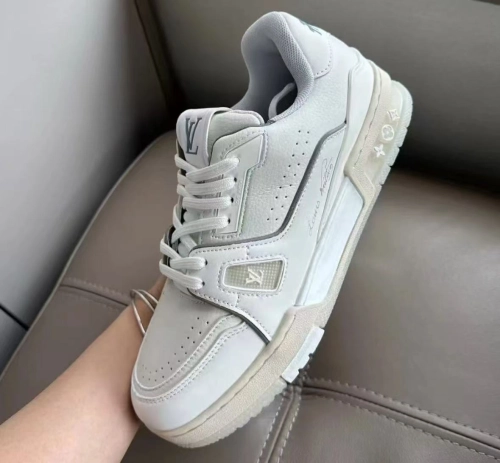  Louis Vuitton Trainer White Litchi Pattern  FD0221 review 