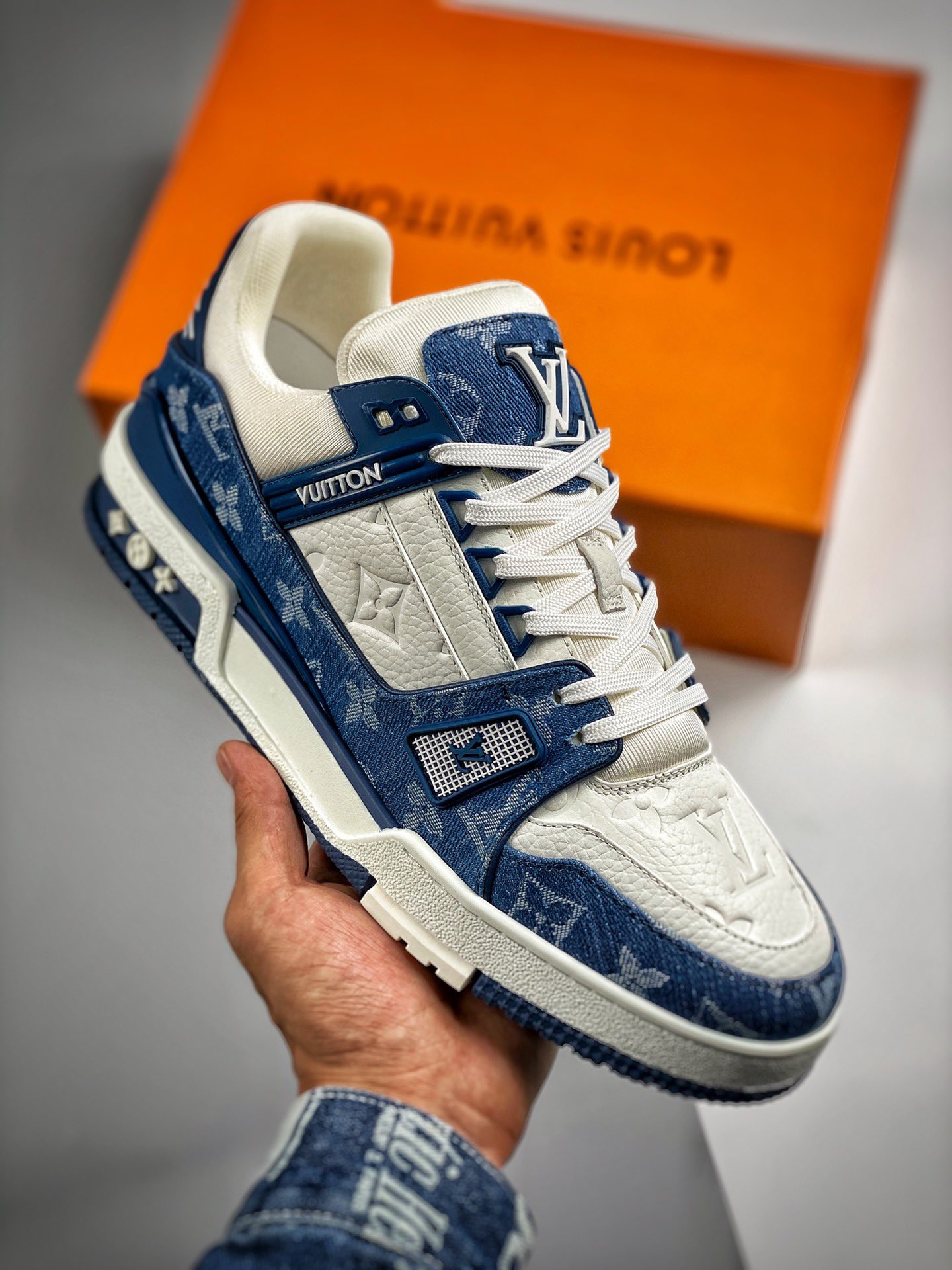  Louis Vuitton Trainer Cowboy Blue FD0291 review hmn