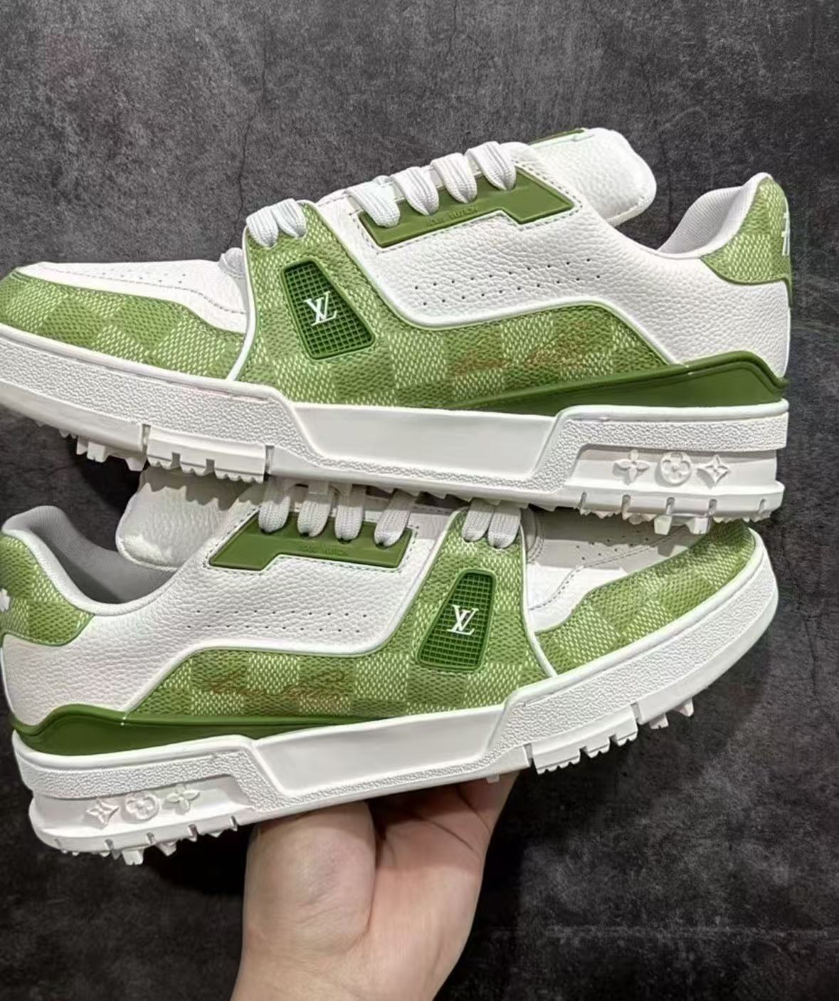 Louis Vuitton by Tyler, the Creator LV Trainer Green Damier  review dfgf