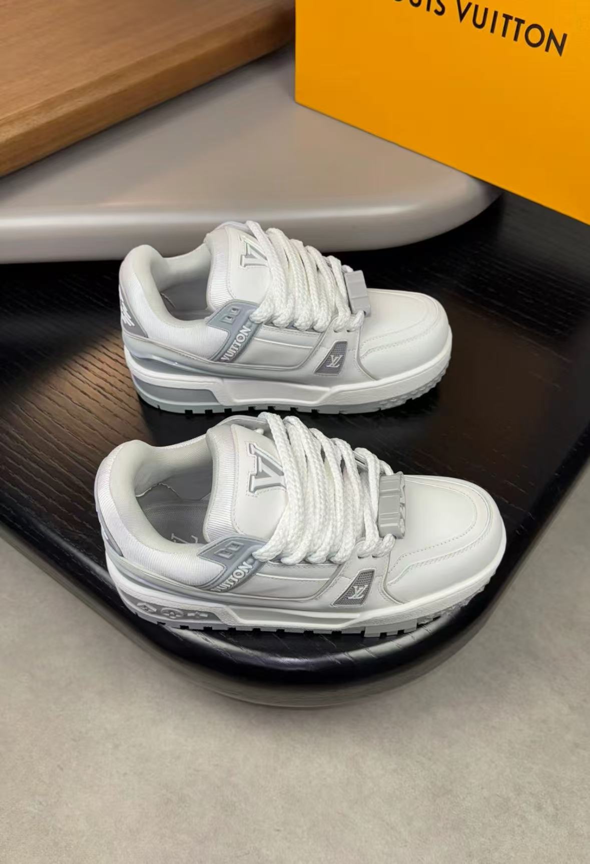 Louis Vuitton White Grey  review 1