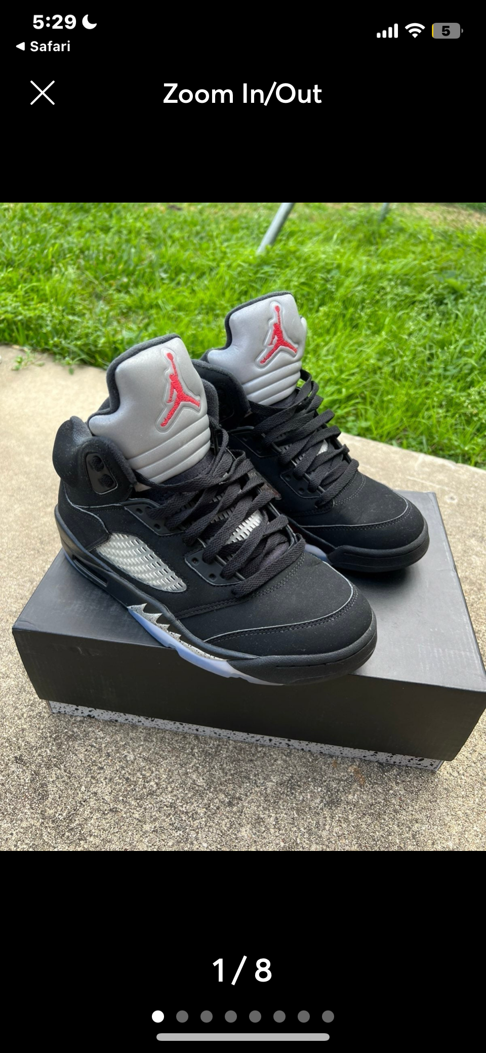 【FLASH SALE】Air Jordan 5 Black Metallic Reimagined HF3975-001 review Ashely hillston 03