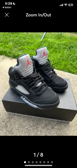 Air Jordan 5 “Black Metallic Reimagined" HF3975-001 review Ashely hillston 04