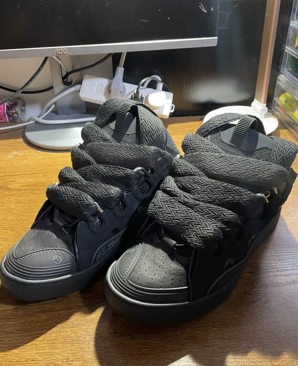 Lanvin Curb Sneaker Black review Arno Laforce