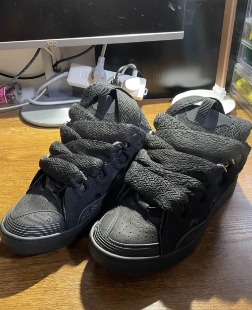 Lanvin Curb Sneaker Black review 