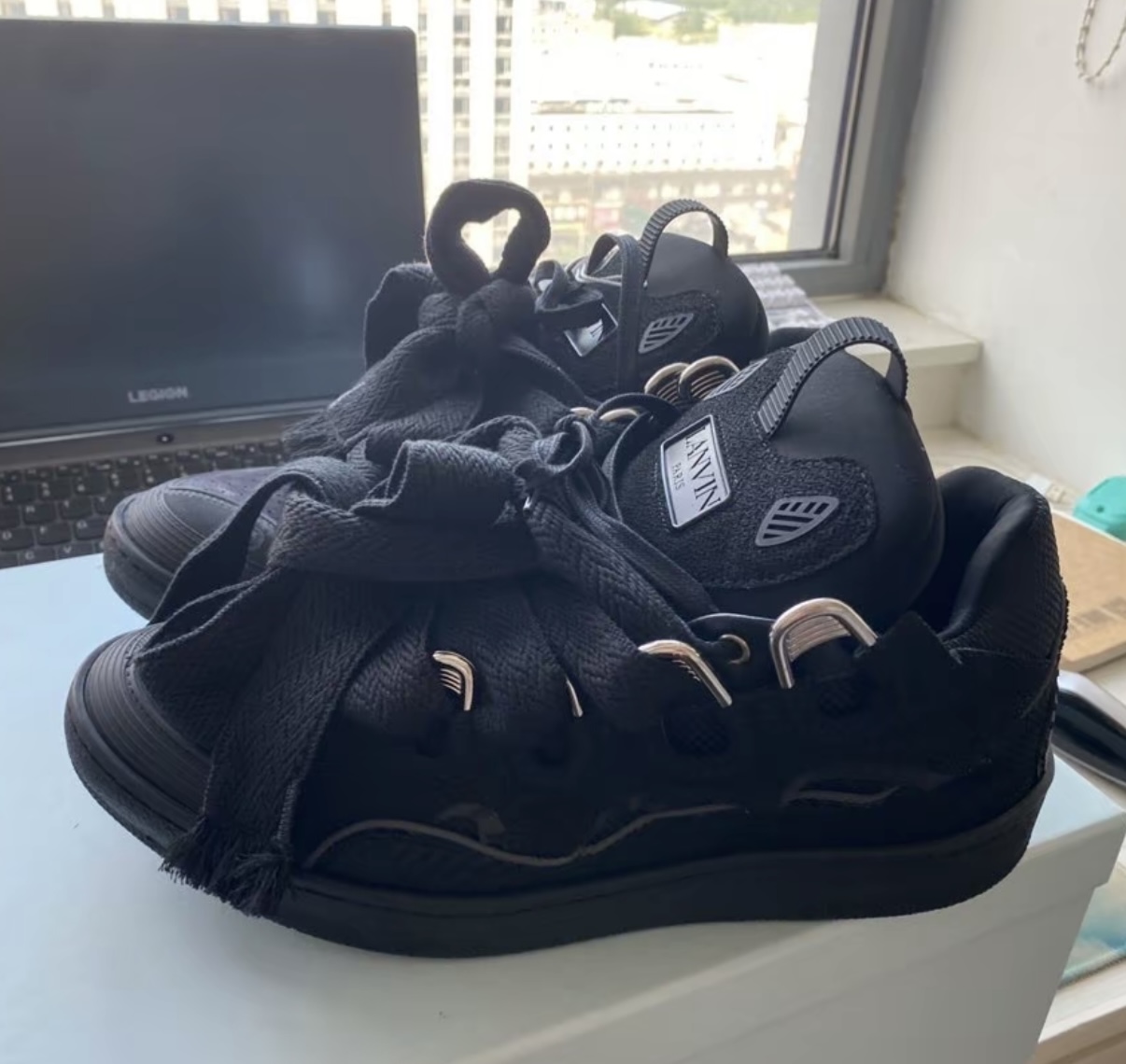 Lanvin Curb Sneaker Black review Daniel Almada