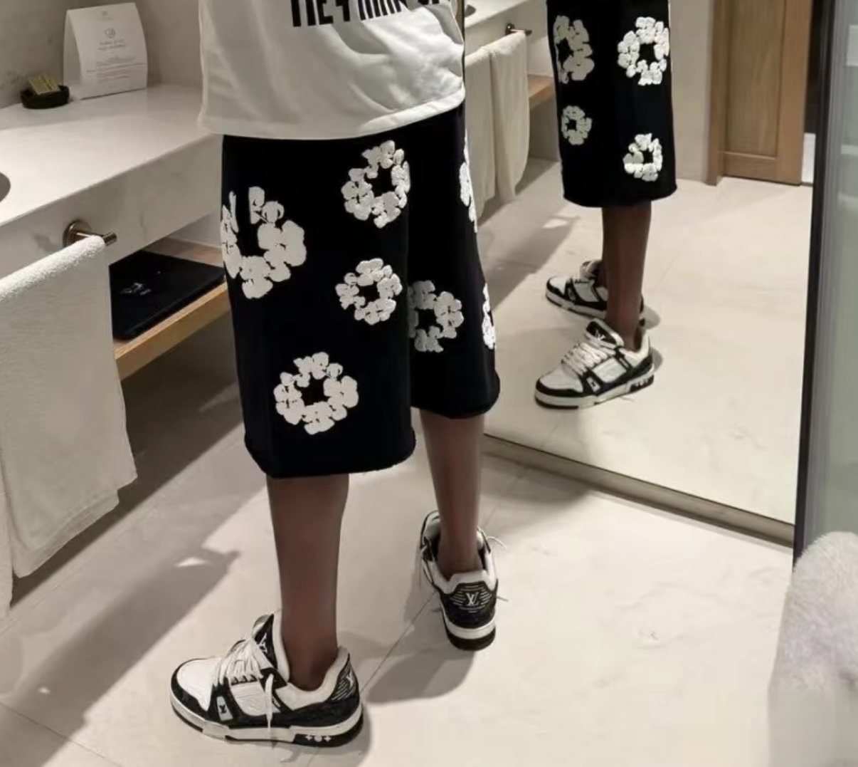 Denim Tears The Cotton Wreath Shorts Black review Nicolas Robinson