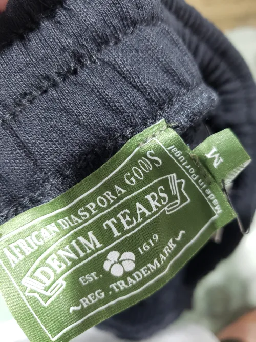 Denim Tears The Cotton Wreath Shorts Black review 