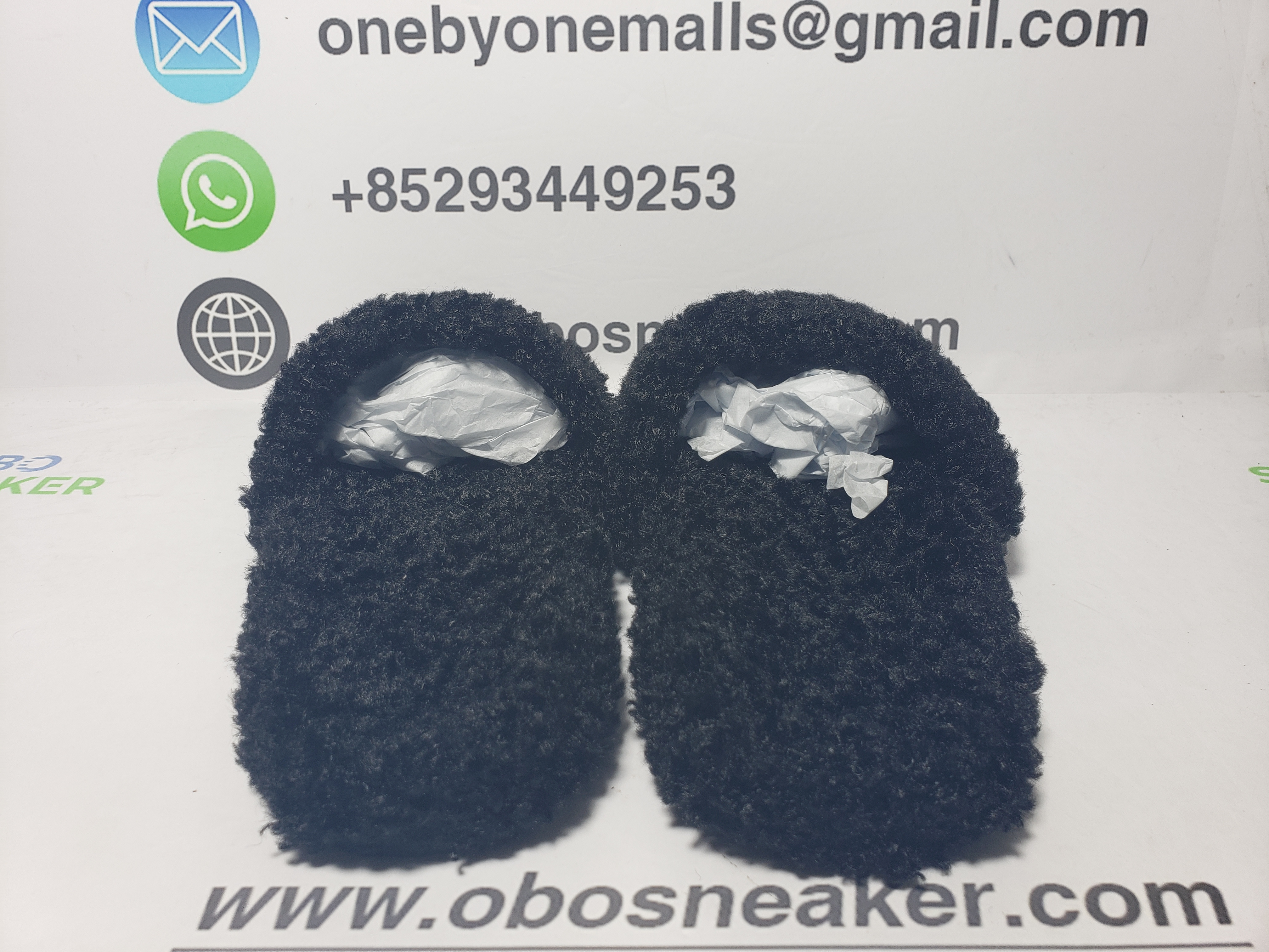 Balenciaga Furry Slide Coke Label Black review Obosneaker 05