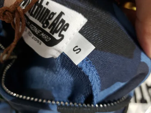 OBO BAPE COLOR CAMO SHARK ZIP HOODIE NAVY review 