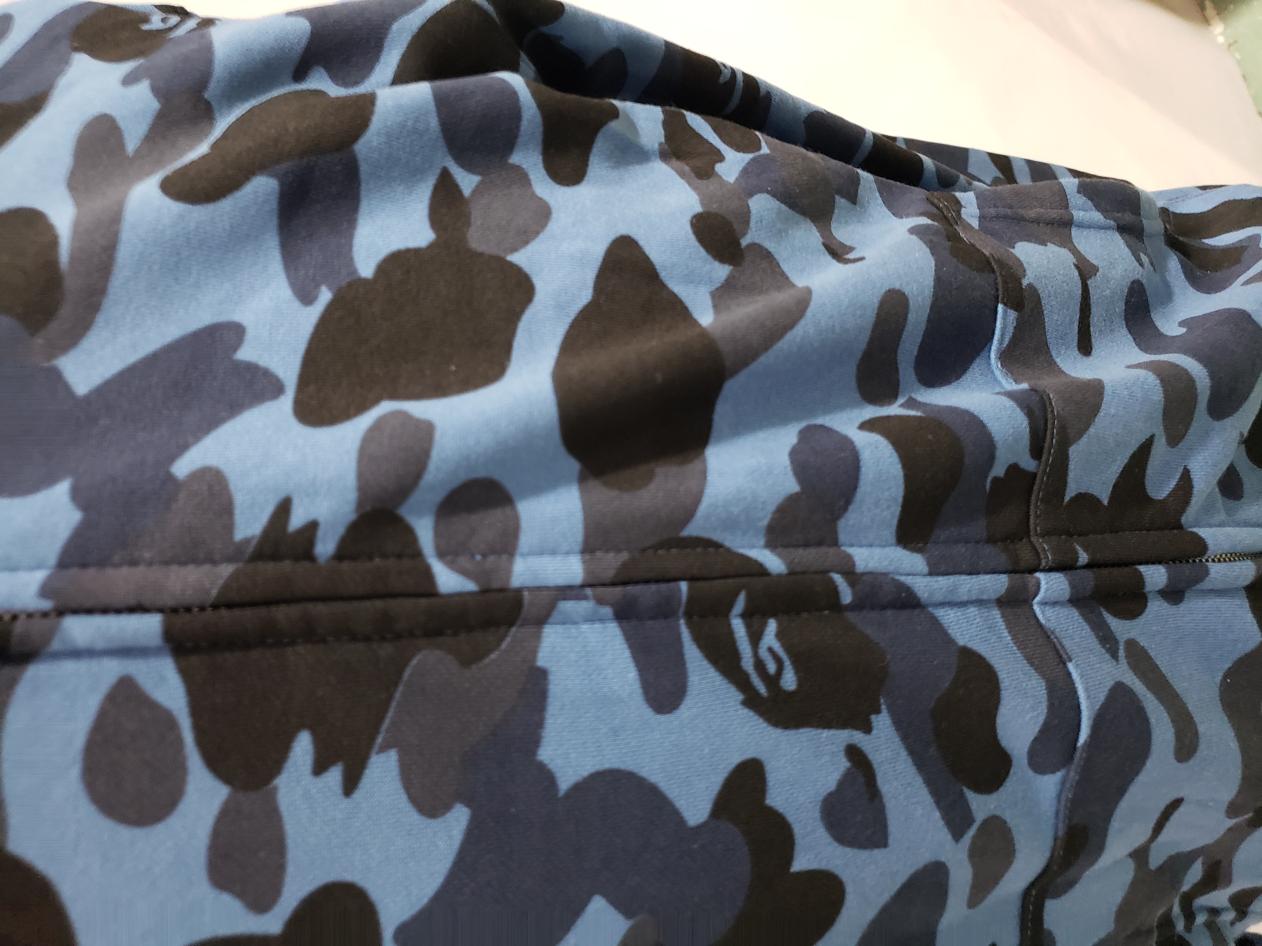 OBO BAPE COLOR CAMO SHARK ZIP HOODIE NAVY review Obosneaker 03